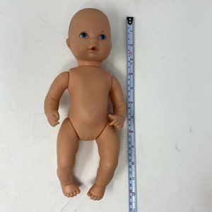 Baby Brown Plastic Blue Eyes Adjustable Body Parts Lightweight Smiley Mannequin